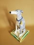 Seated hound (blue and white boy) Image 2