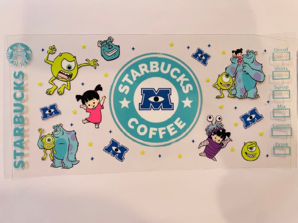 Image of Monsters Inc and Starbucks