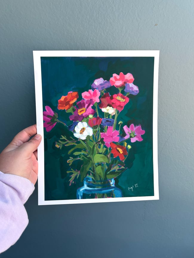 Dark Cosmo Print, 9x11"