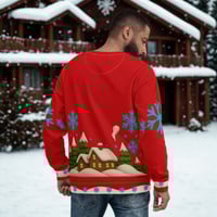 Image 2 of  Merry Christmas “Sleigh All Day” Unisex Sweatshirt