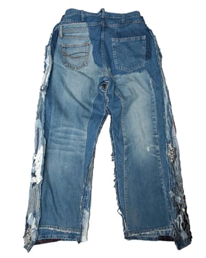 Image of MASSTAK - 166 FR Ptchwrk Jeans