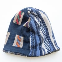 Image 4 of Upcycled Reversible Beanie Cotton Blend -45
