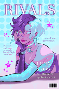 Image 1 of LUNA SNOW PRINT