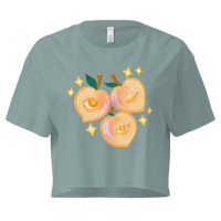 Image 3 of Peaches and Sparkles Women’s crop top