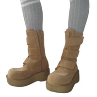 Image 4 of Question Mark 90s suede platform boots