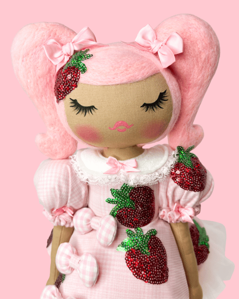 Image of RESERVED FOR ALLISON Medium Art Doll Pinky