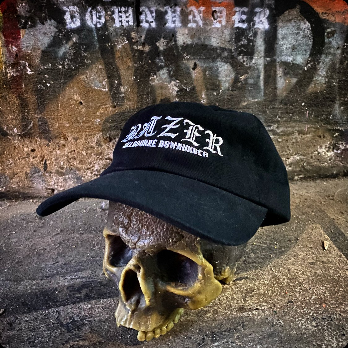 Image of BITZER UNSTRUCTURED LOGO CAP (BLACK)