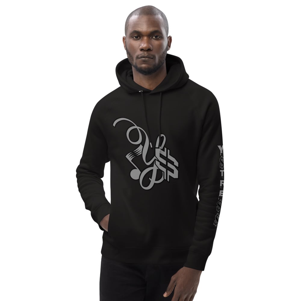 Image of YSDB Exclusive Grey and Black Unisex pullover hoodie 