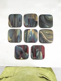 Image 5 of Petrified Wood Glass Coasters
