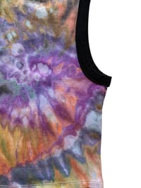 Image 5 of S Ladies Fitted Knit Contrast Tank in Spiral  Ice Dye