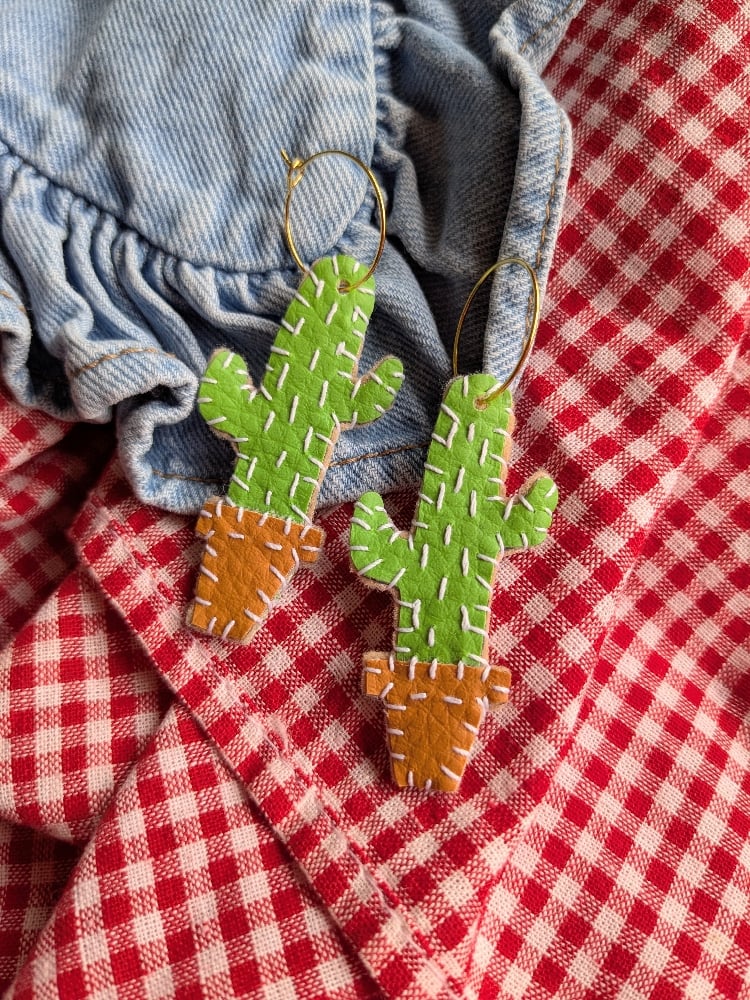 Image of Saguaro Cactus Earrings