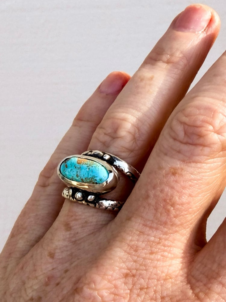 TURQUOISE PASSAGE RING / Size 6.5 Image 3