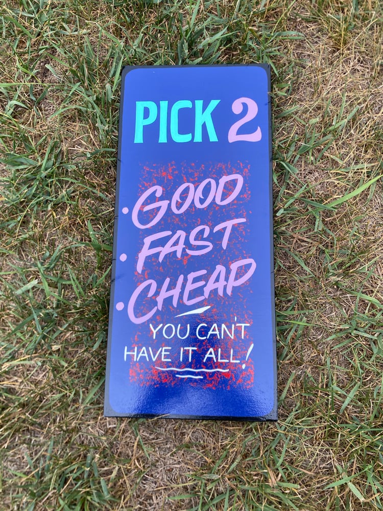 Quality sign