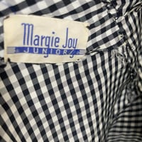 Image 4 of Vintage 1950s Gingham Dress by Margie Joy Size Extra Small -As Is