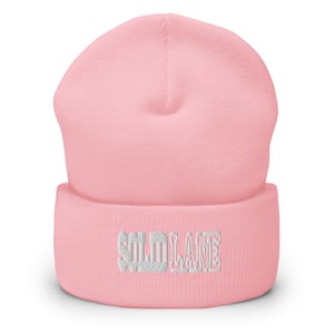 Image of White Solid Varsity Beanie