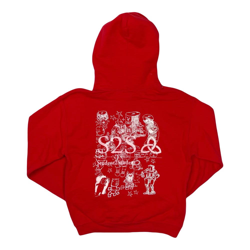 Image of 1/1 Dublin College Hoodie (red) 