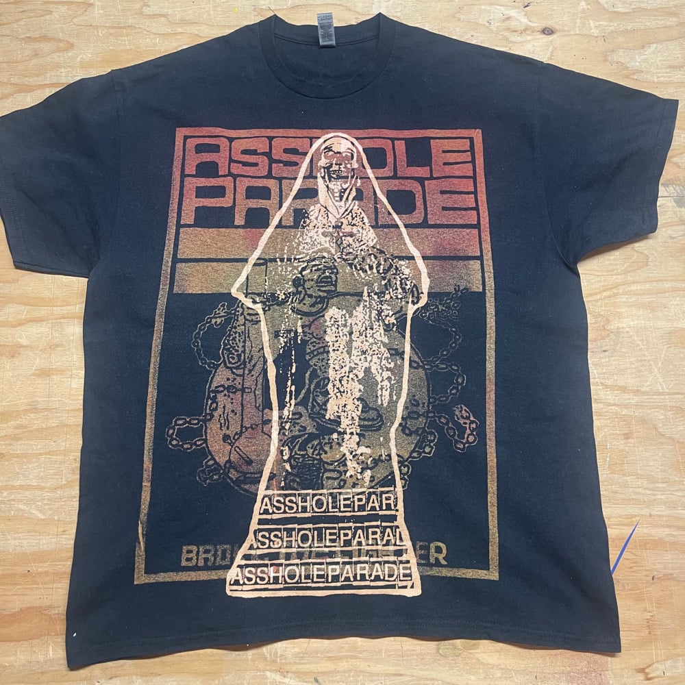 Image of ASSHOLEPARADE - ALL/OVR bleach print #2 (SIZE XL)