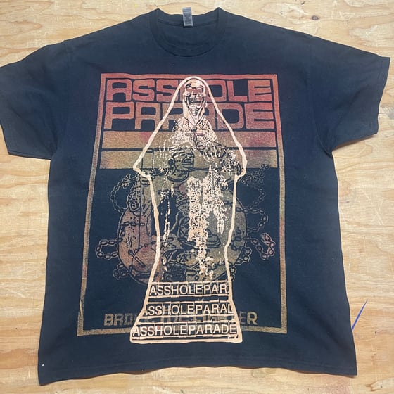 Image of ASSHOLEPARADE - ALL/OVR bleach print #2 (SIZE XL)