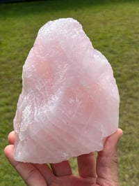 Image 3 of Brazilian Rose Quartz Raw Chunk #2254
