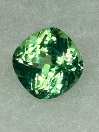 Image 3 of Heated Natural Mint Green Sapphire cushion, 6.80ct