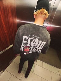 Image 4 of FM Acid-Wash  Heavyweight Crewneck