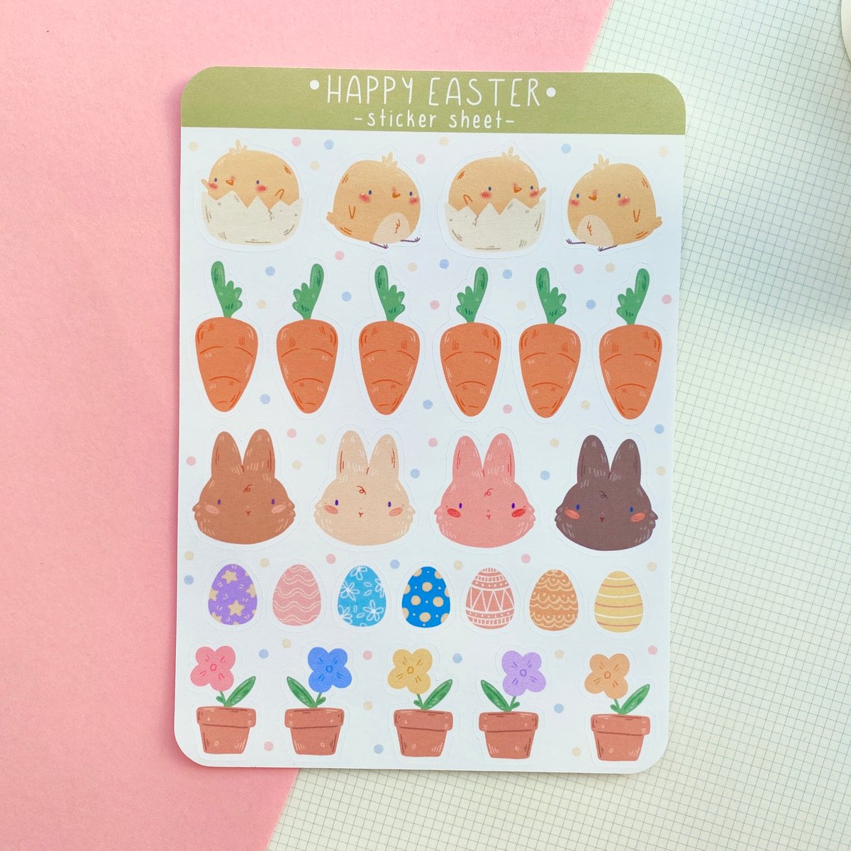 Image of Happy Easter Sticker Sheet