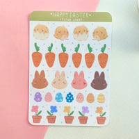 Image 1 of Happy Easter Sticker Sheet