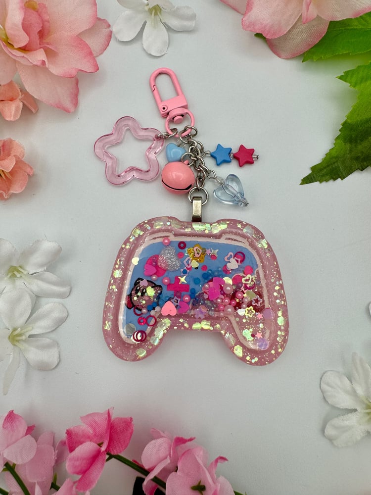 Image of Kirbcutie - Controller Keychain