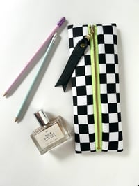 Image 5 of Checkered pencil pouch 