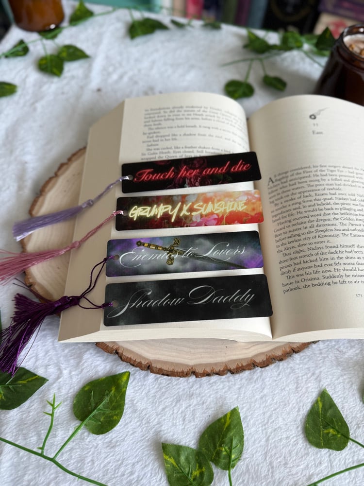 Image of Bookmarks with bookish sayings