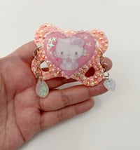 Kitty bling Adult Pacifier