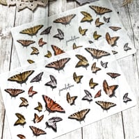 Image 3 of Fall Butterflies | Premium Transparent Sticker Sheet