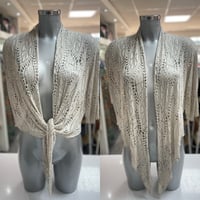 Image 6 of Crochet Floral Pattern Viscose Shurg