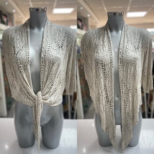 Image of Crochet Floral Pattern Viscose Shurg