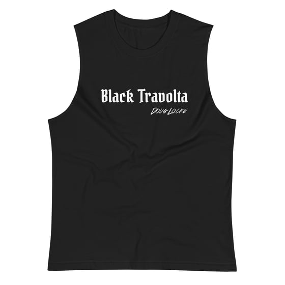 Image of “Black Travolta” Muscle Shirt