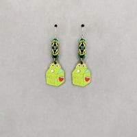 Image 2 of Kawaii Froggy Earrings