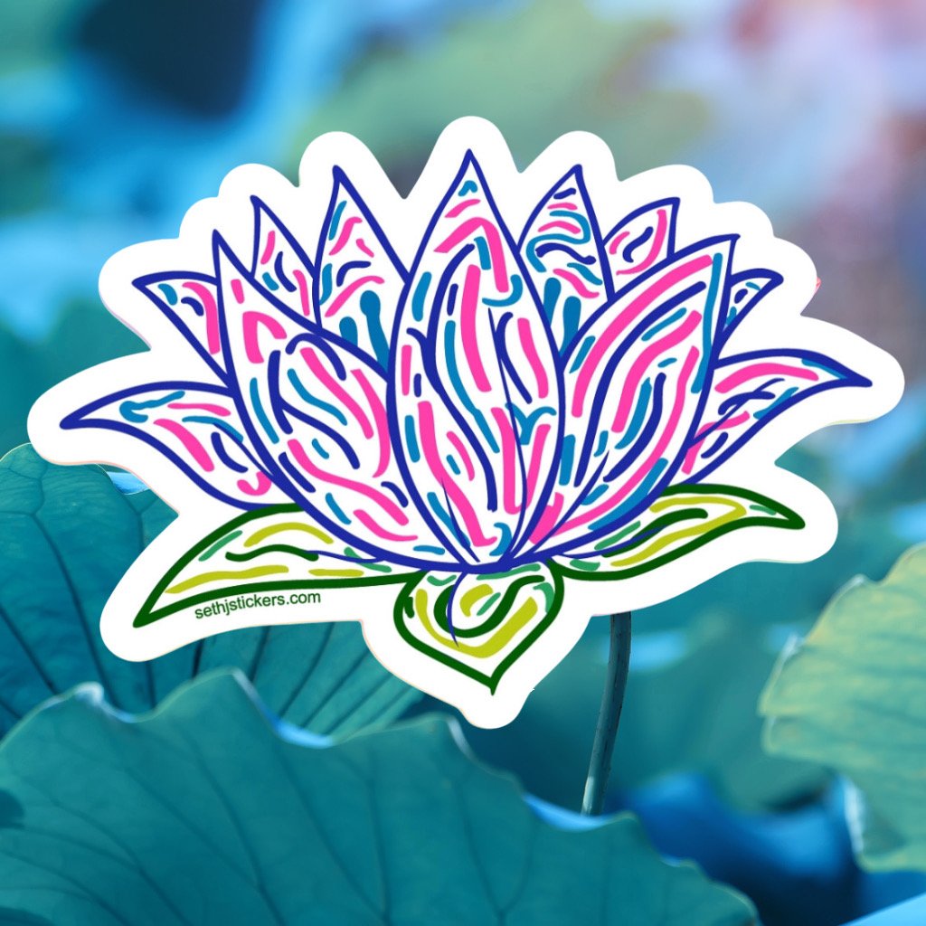 Image of Lotus Sticker