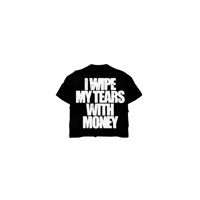 Image 2 of Hidden potential I wipe my tears with money oversize t-shirt 