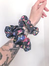 Patterned Satin Scrunchies