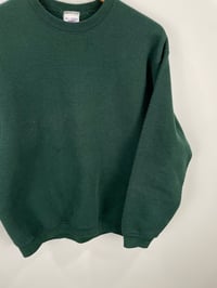 Image 4 of Vintage Blank Forest Green Sweater (Medium)