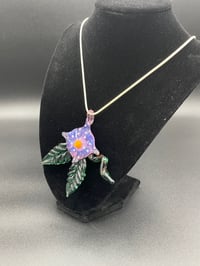 Image 3 of Pink flower pendant