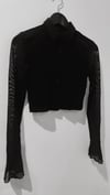 NOIR SHEER BUTTON DOWN