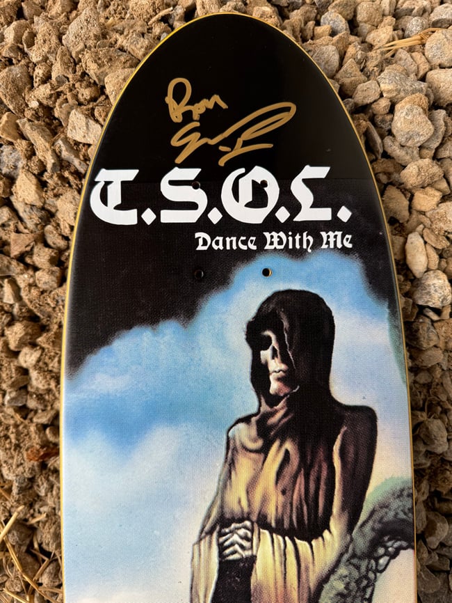 TSOL dance with me skateboard [SIGNED] 