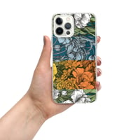 Image 10 of Art Nouveau Inspired Colorful Quartet Boho Hippie Floral Sketch Clear Case for iPhone®