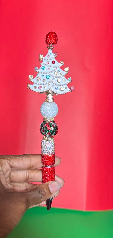 Image of Rhinestone Festive Pens (extended)
