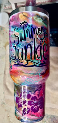Summer Fun 40 oz Tumbler #13 Valerie 