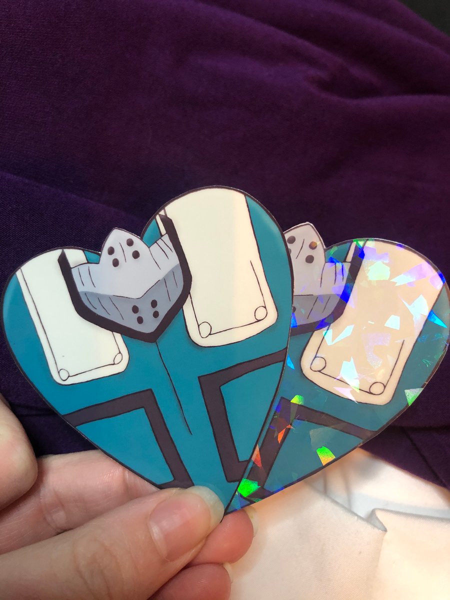 Image of The New Big Three Heart Stickers