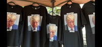 Image 2 of WL President Trump Wanted 2024 Black tee Small thru 5X