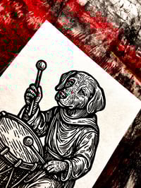 Image 2 of Trommelhund // Kunstdruck