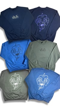 Image 2 of HOOK “MAWNSTER” CREW NECK